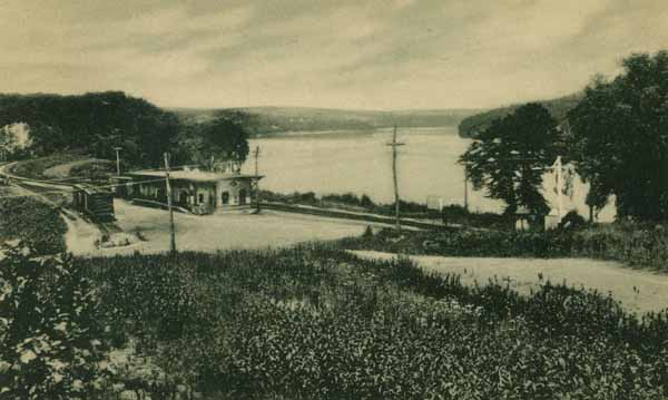 Connecticut River looking North from Railroad Station, Higganum, Connecticut