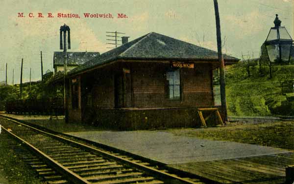 Maine Central Railroad Station, Woolwich, Maine