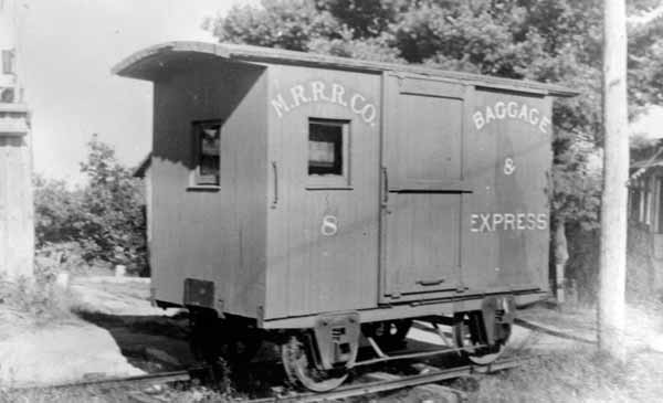 Mousam River Railroad Co. baggage and express #8