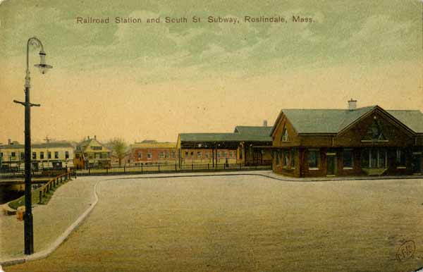 Railroad Station and South Street Subway, Roslindale, Massachusetts