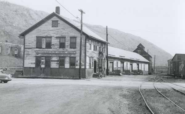 Boston & Maine and Rutland freight house, Bellows Falls, Vermont