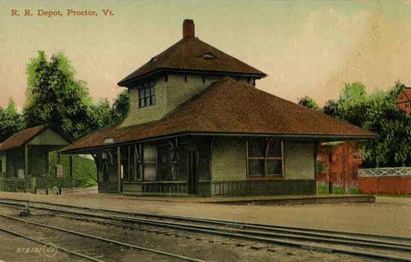 Railroad Depot, Proctor, Vermont