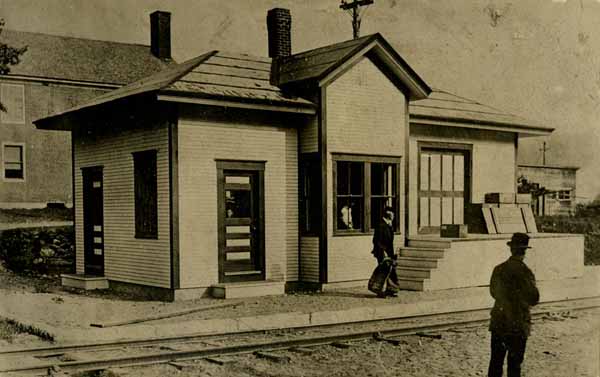 White River Valley Railroad station at Gaysville, Vermont