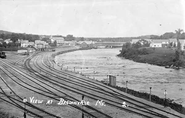 View at Brownville, Maine