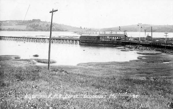 Wiscasset, Waterville and Farmington Railroad Depot, Wiscasset, Maine