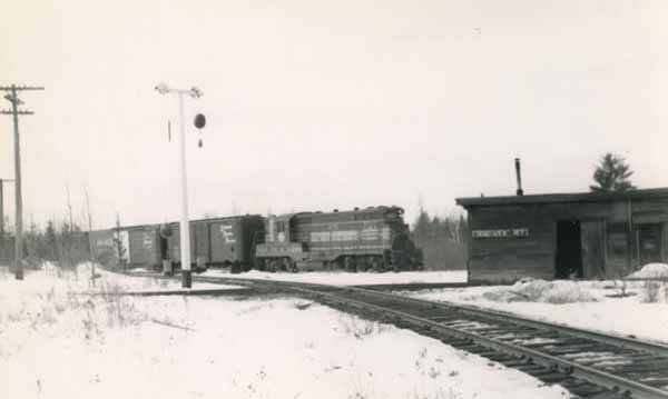Boston & Maine Railroad train at Waumbeck Junction