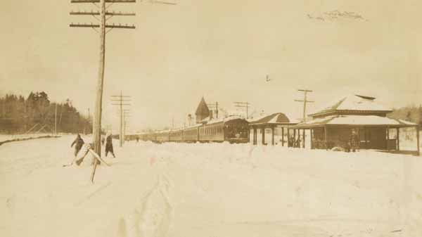 Boston & Maine "Snow Train" at Crawford's, New Hampshire