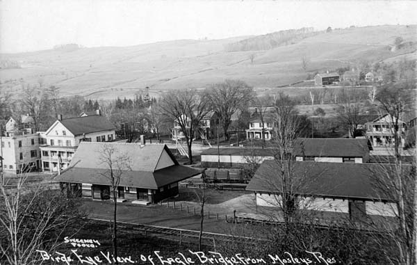 Birds Eye View of Eagle Bridge from Mosleys Residence