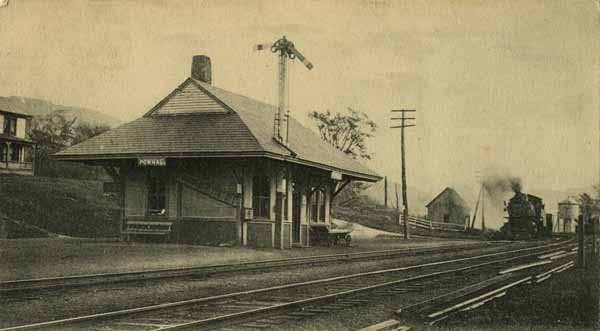 Over the Berkshire Range - Railroad Station, Pownal, Vermont