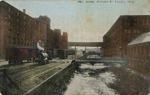 Mill Scene, Jackson Street, Lowell, Massachusetts