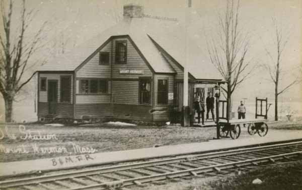 The Station, Mount Herman, Massachusetts, Boston & Maine Railroad