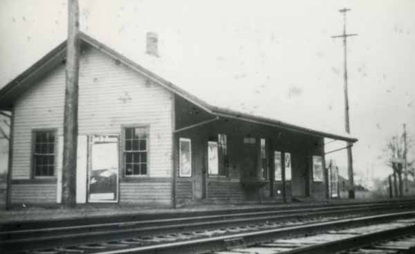 Railroad Station, West Mansfield, Massachusetts