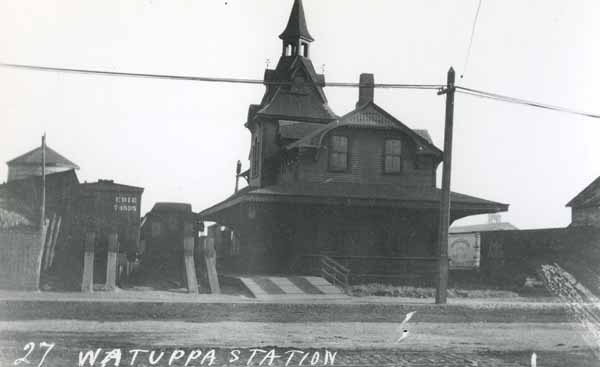 Railroad Station, Watuppa, Fall River, Massachusetts