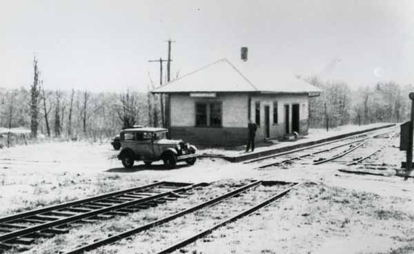 Railroad Station, Muschopauge, Massachusetts