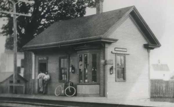 Railroad Station, Rock, Massachusetts