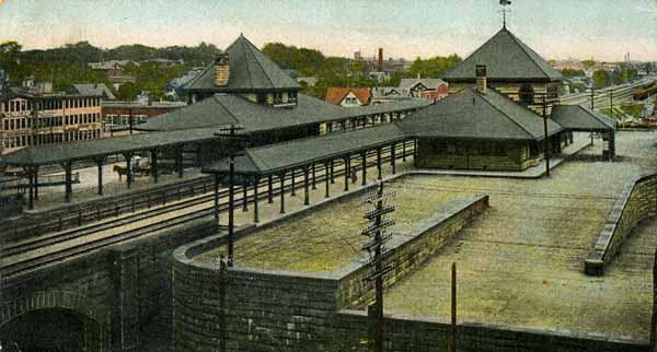 Railroad Station, New York, New Haven & Hartford Railroad Co., Brockton, Massachusetts