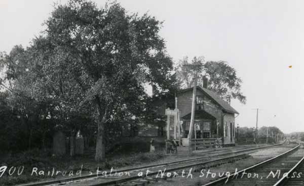 Railroad Station at North Stoughton, Massachusetts