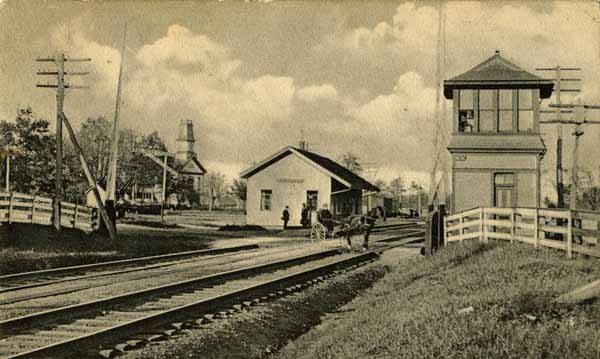 Railroad Station, West Mansfield, Massachusetts