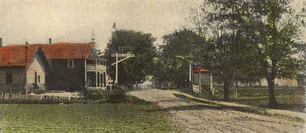 Boston & Maine Railroad and Post Office, East Whately, Massachusetts