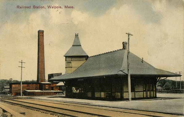 Railroad Station, Walpole, Massachusetts