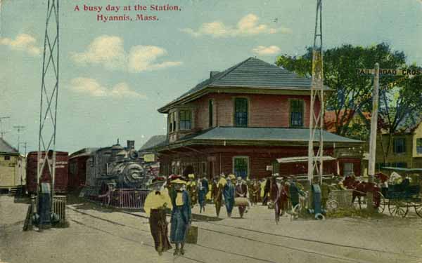 A Busy Day at the Station, Hyannis, Massachusetts