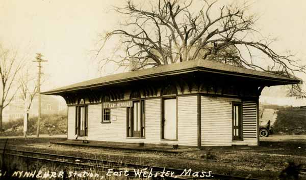 New York, New Haven & Hartford Railroad Station, East Webster, Massachusetts