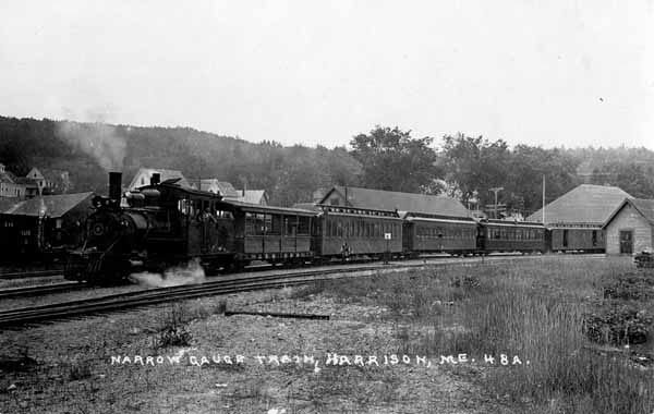 Narrow Gauge Train, Harrison, Maine