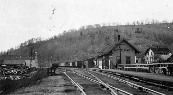Railroad Station, West Paris, Maine