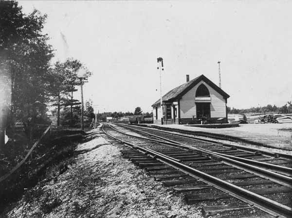 Railroad Station, East Waterboro, Maine