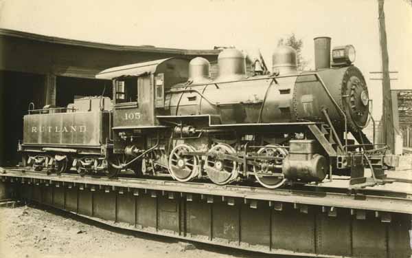 Rutland Railroad #105 at Bellows Falls, Vermont