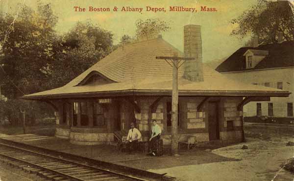 The Boston & Albany Depot, Millbury, Massachusetts