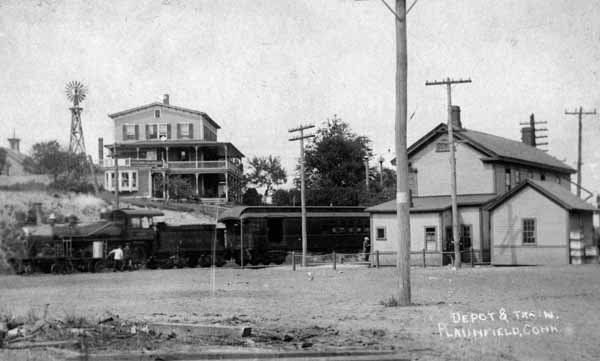 Depot and Train, Plainfield, Connecticut