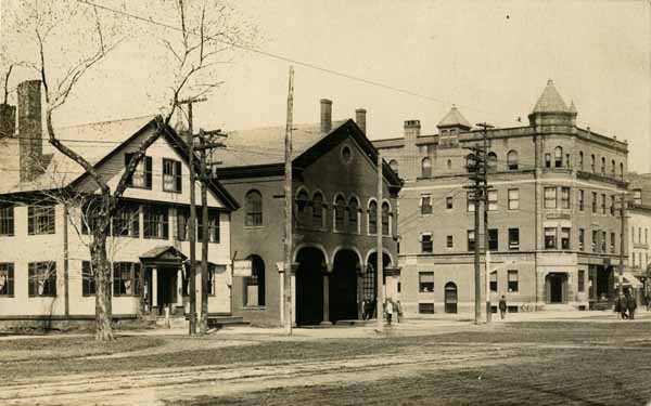 Main Street and Railroad Station, Keene, New Hampshire