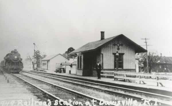 Railroad Station at Davisville, Rhode Island
