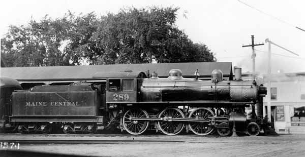 Maine Central Railroad #289 at Skowhegan, Maine