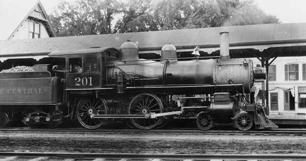 Maine Central Railroad #201 at Skowhegan, Maine