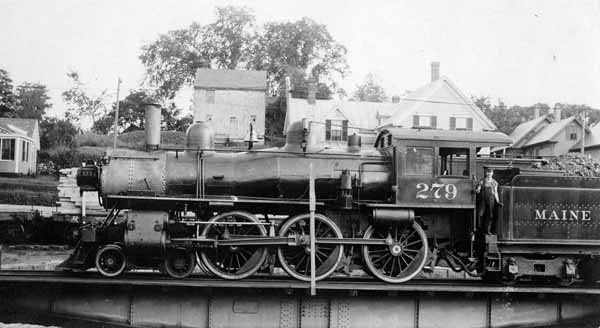 Maine Central Railroad #279 at Skowhegan, Maine