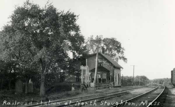 Railroad Station at North Stoughton, Massachusetts