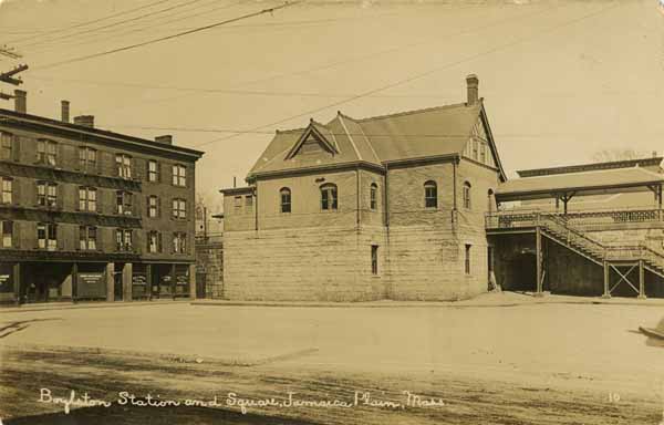 Boylston Station and Square, Jamaica Plain, Massachusetts