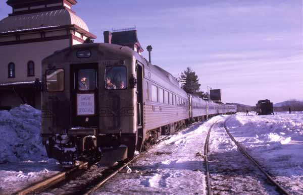 Boston & Maine Snow Train Special at North Conway