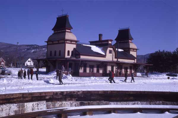 Boston & Maine Railroad station at North Conway, New Hampshire