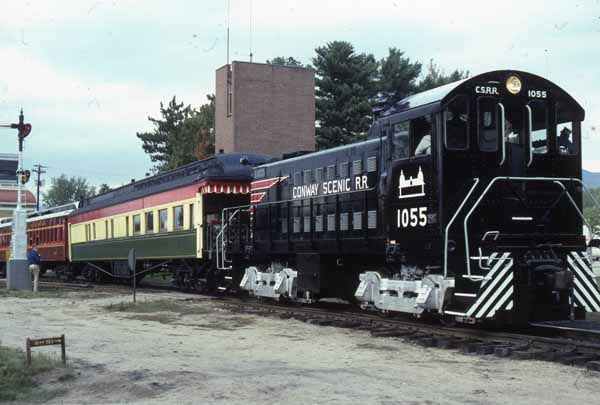 Conway Scenic Railroad #1055 at North Conway