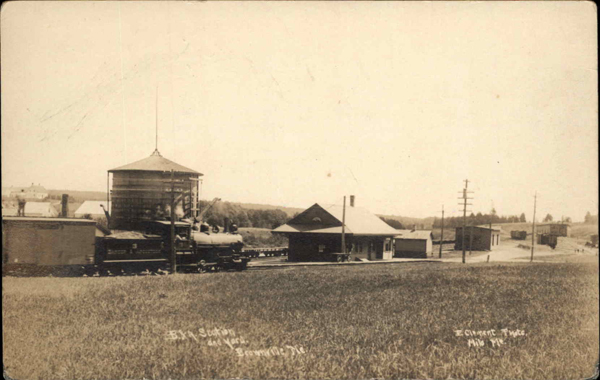 Bangor & Aroostook Station and Yard, Brownville, Maine