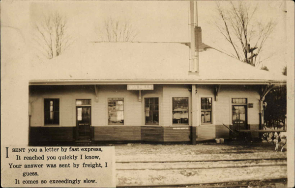 Railroad Station, Bar Mills, Maine