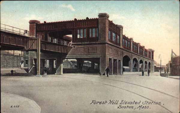 Forest Hill Elevated Station, Boston, Massachusetts