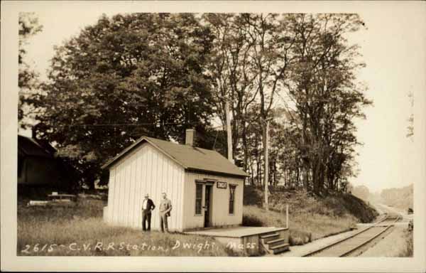 Central Vermont Railroad Station, Dwight, Massachusetts