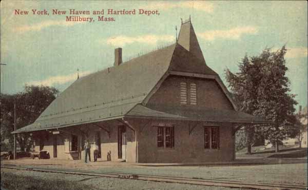New York, New Haven and Hartford Depot, Millbury, Massachusetts