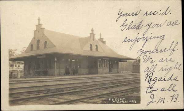 Railroad Depot, Millville, Massachusetts