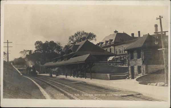 Boston & Albany Railroad Station, Newton Centre, Massachusetts