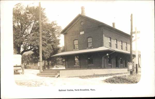 Railroad Station, North Brookfield, Massachusetts
